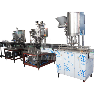 Máy chiết rót đồ uống có ga 0-2L CSD Dây chuyền sản xuất đồ uống có ga