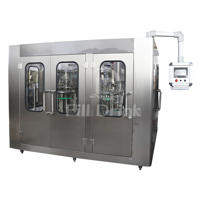 Máy đóng chai có ga 4000BPH SUS304 PET với băng tải không khí