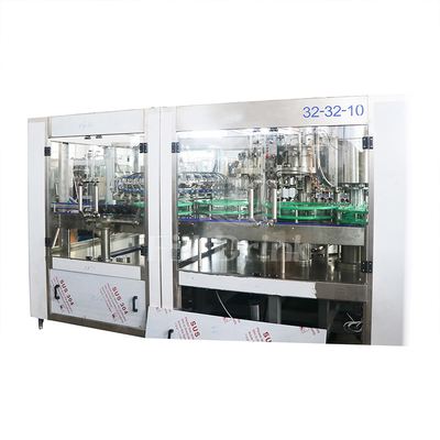 Máy chiết rót đồ uống có ga bằng thép không gỉ 10000BPH Dây chuyền chiết rót đồ uống có ga